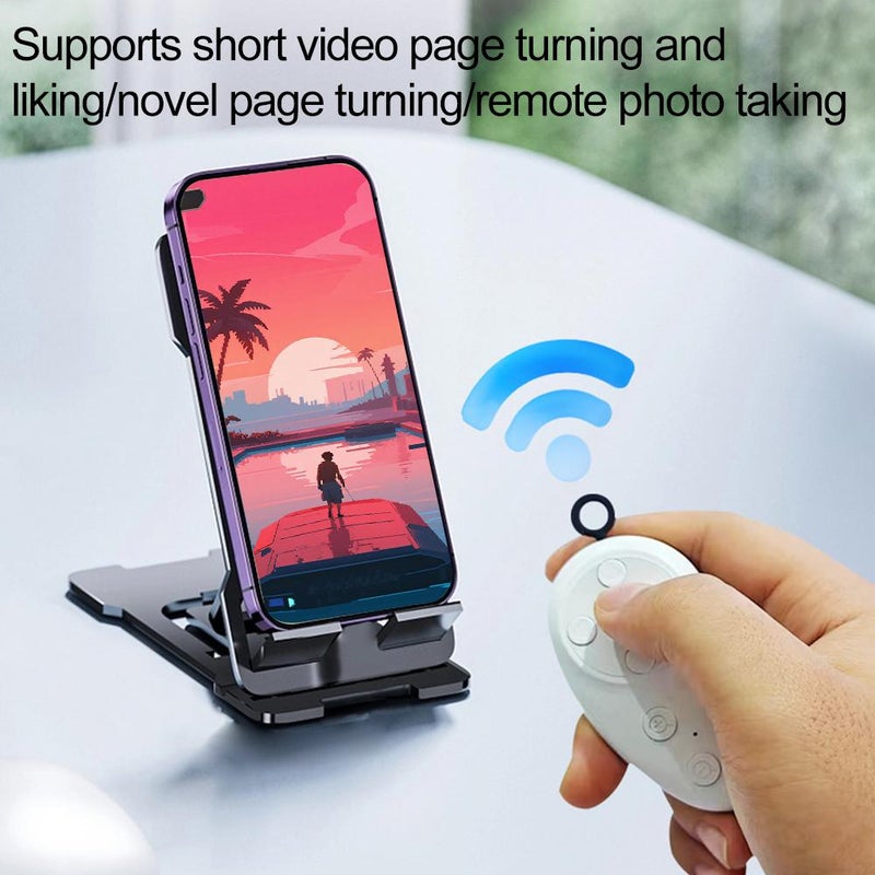 Fingertip Wireless Blue tooth Remote Control,Rechargeable Scrolling Ring Remote App Control Page Turner,Compatible with Phone, Pad and Android Phones/Tablet - Image 3